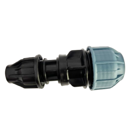 Verbinder PE-Rohr auf Tropfrohr - Gerade, Winkel, T-Stück - Klemmverschraubung x Lock-Verbinder
